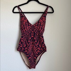 Kids One Piece Swimsuit - Pink and Black